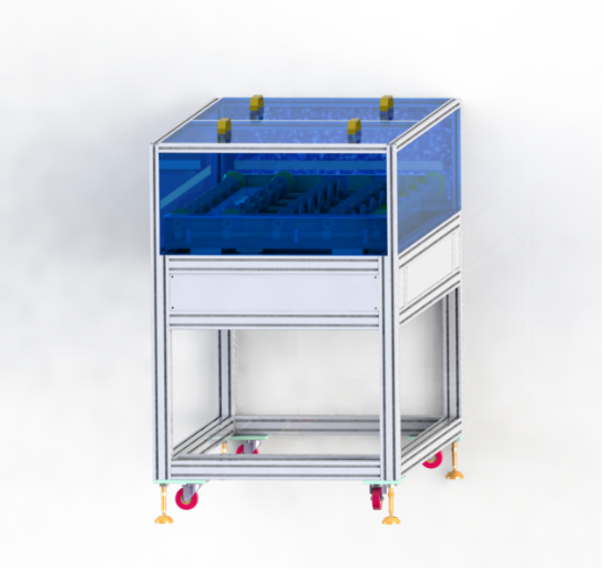 Bidirectional cross transmission machine